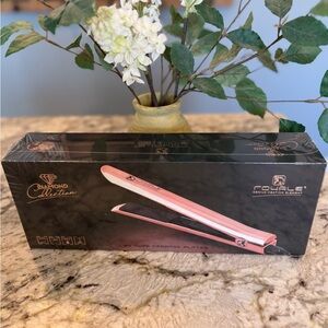 Royale Diamond Collection Ceramic Flat Iron Rose Gold New Sealed MSRP $385